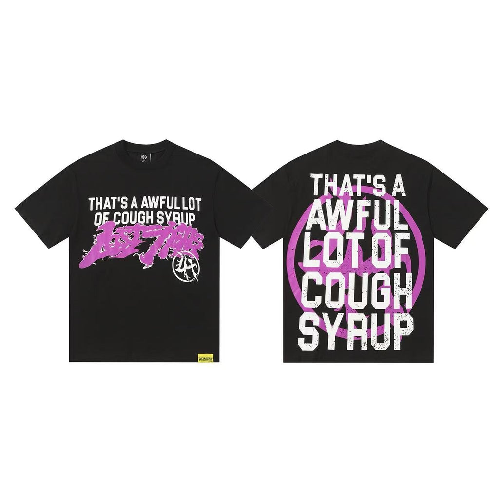 THAT'S A AWFUL LOT OF COUGH SYRUP Graphic T-Shirt & Shorts Set — detail