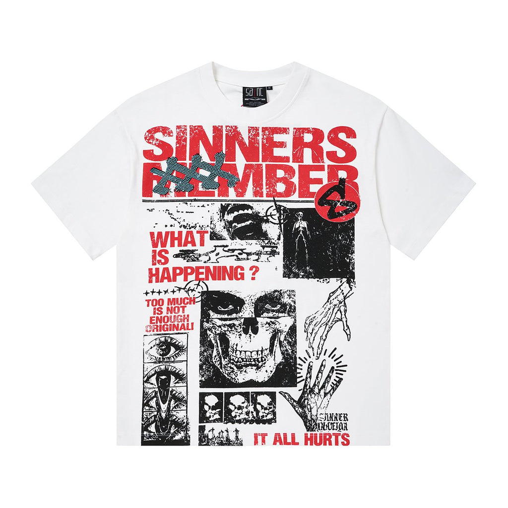 SAINT Skull Graphic Short-Sleeve T-Shirt — hero