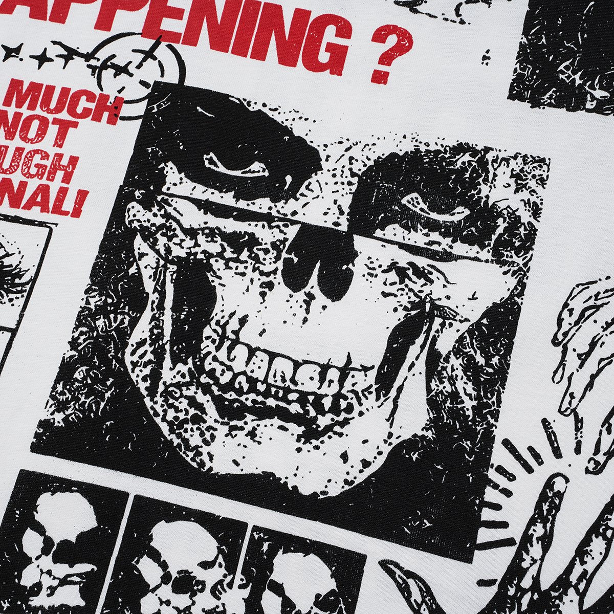 SAINT Skull Graphic Short-Sleeve T-Shirt — detail