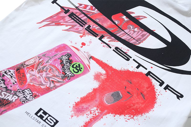Hellstar Anti 666 Graphic Short-Sleeve T-Shirt — detail