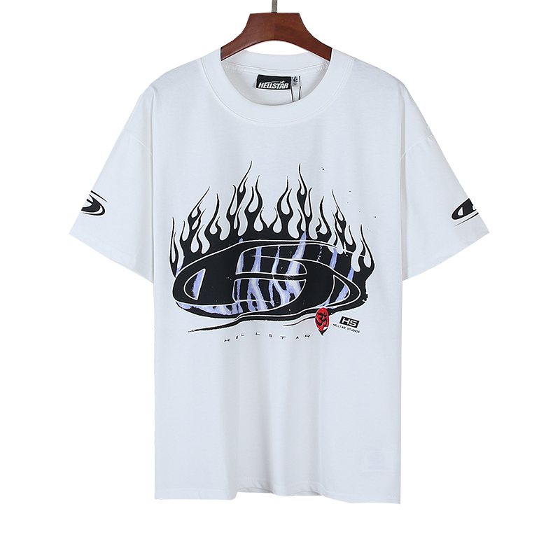 Hellstar Flame Graphic Short-Sleeve T-Shirt — hero