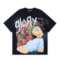 HELLSTAR Washed Black Front & Back Graphic T-Shirt — hero