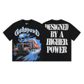 Godspeed Washed Black Truck Skull Graphic T-Shirt — hero