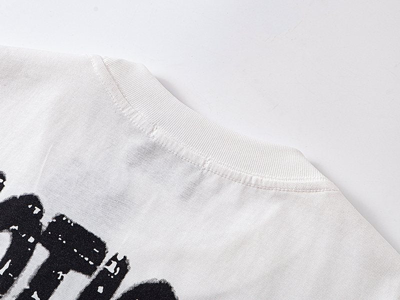 MIXED EMOTION Rhinestone Graphic Sleeveless T-Shirt — detail