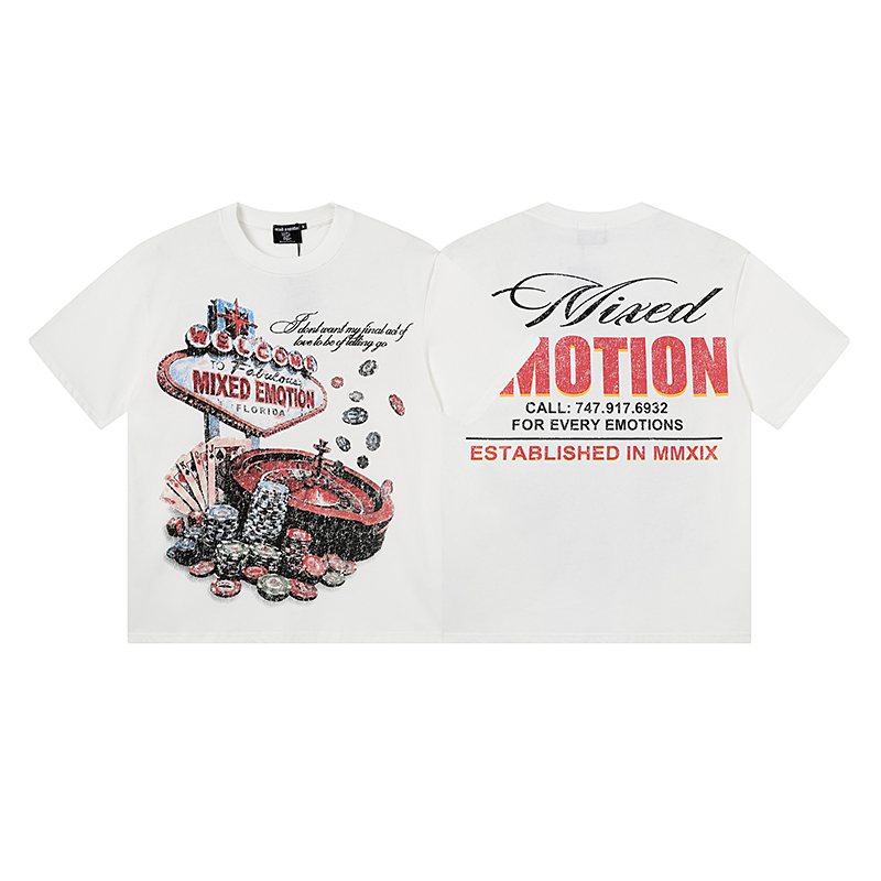 MIXED EMOTION Casino Graphic Short-Sleeve T-Shirt — hero