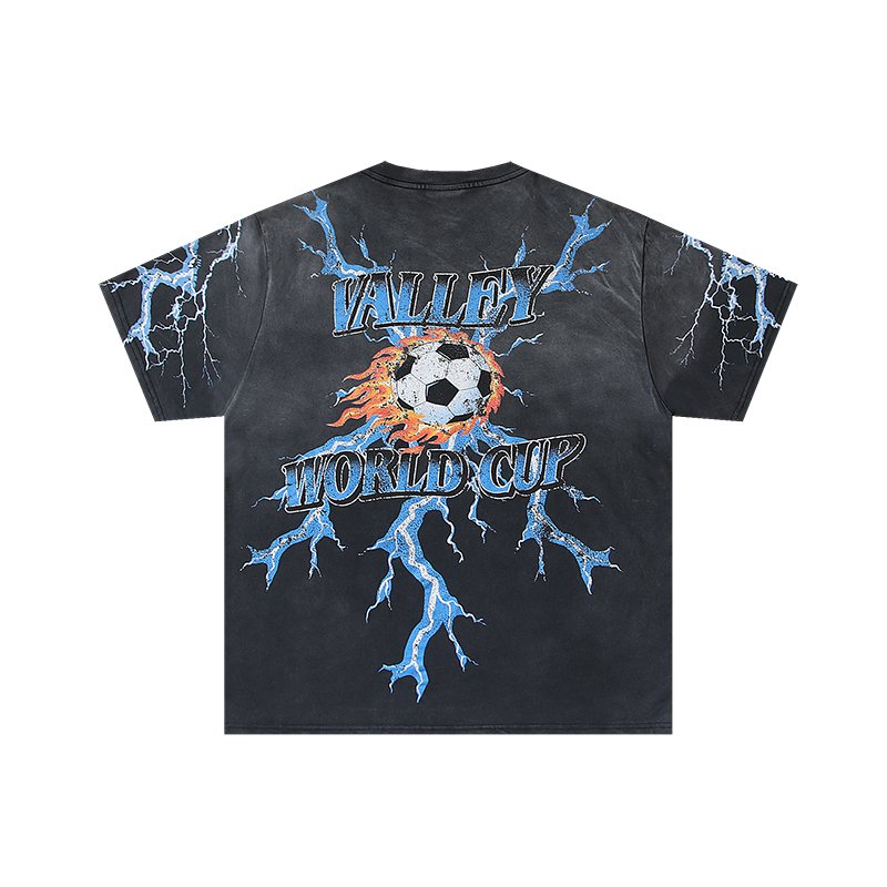 VALE USA World Cup Soccer Tiger Graphic T-Shirt — back