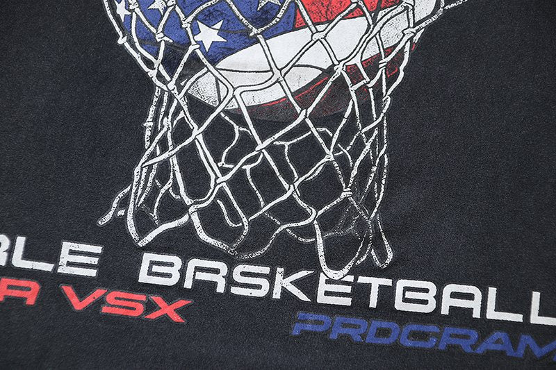 VALE USA Pure Bucket Basketball Graphic T-Shirt — detail