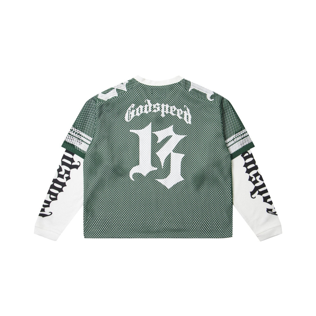 Godspeed Skull K-Back Mesh Long-Sleeve T-Shirt — back