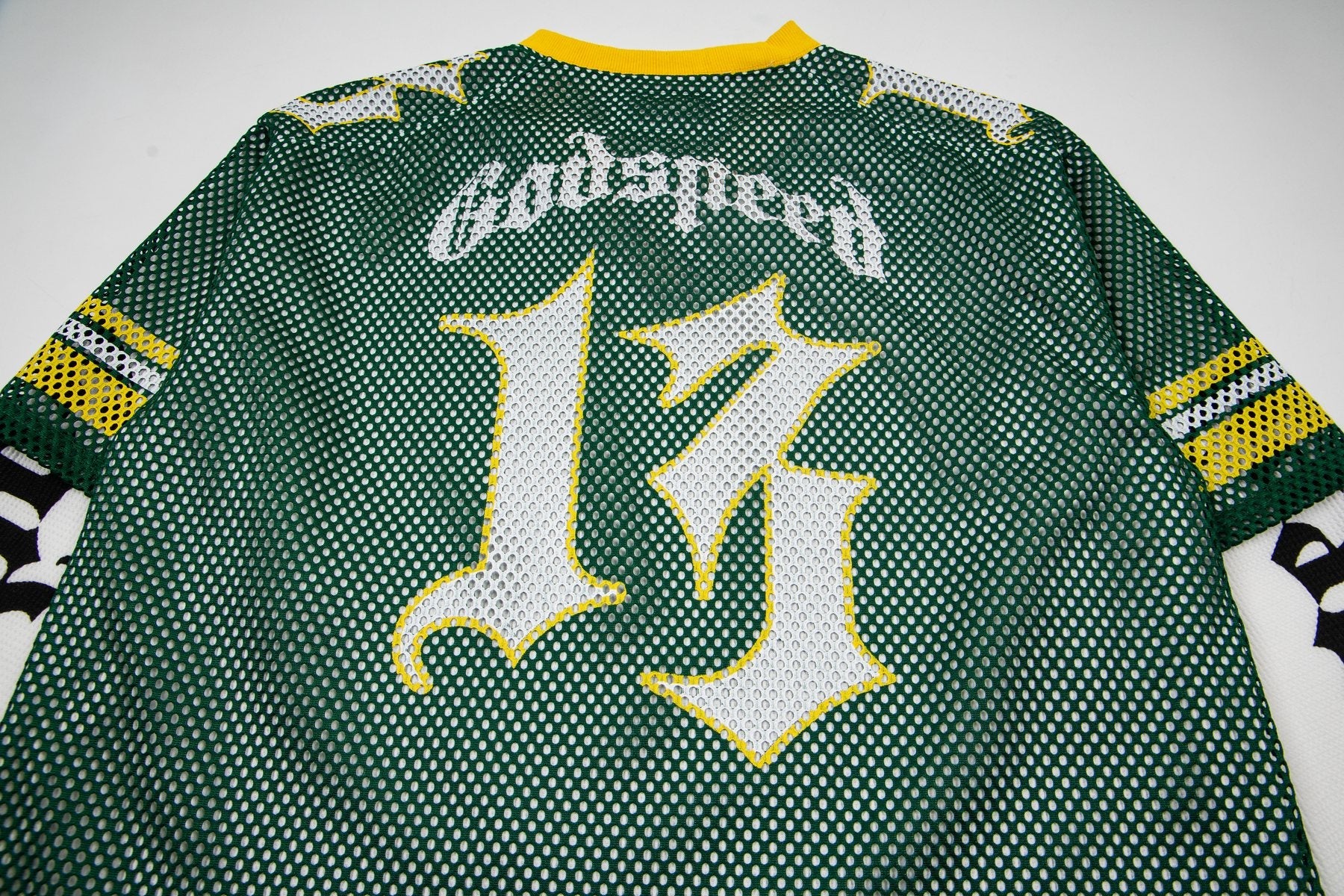 Godspeed Skull Mesh Jersey Long-Sleeve T-Shirt — detail