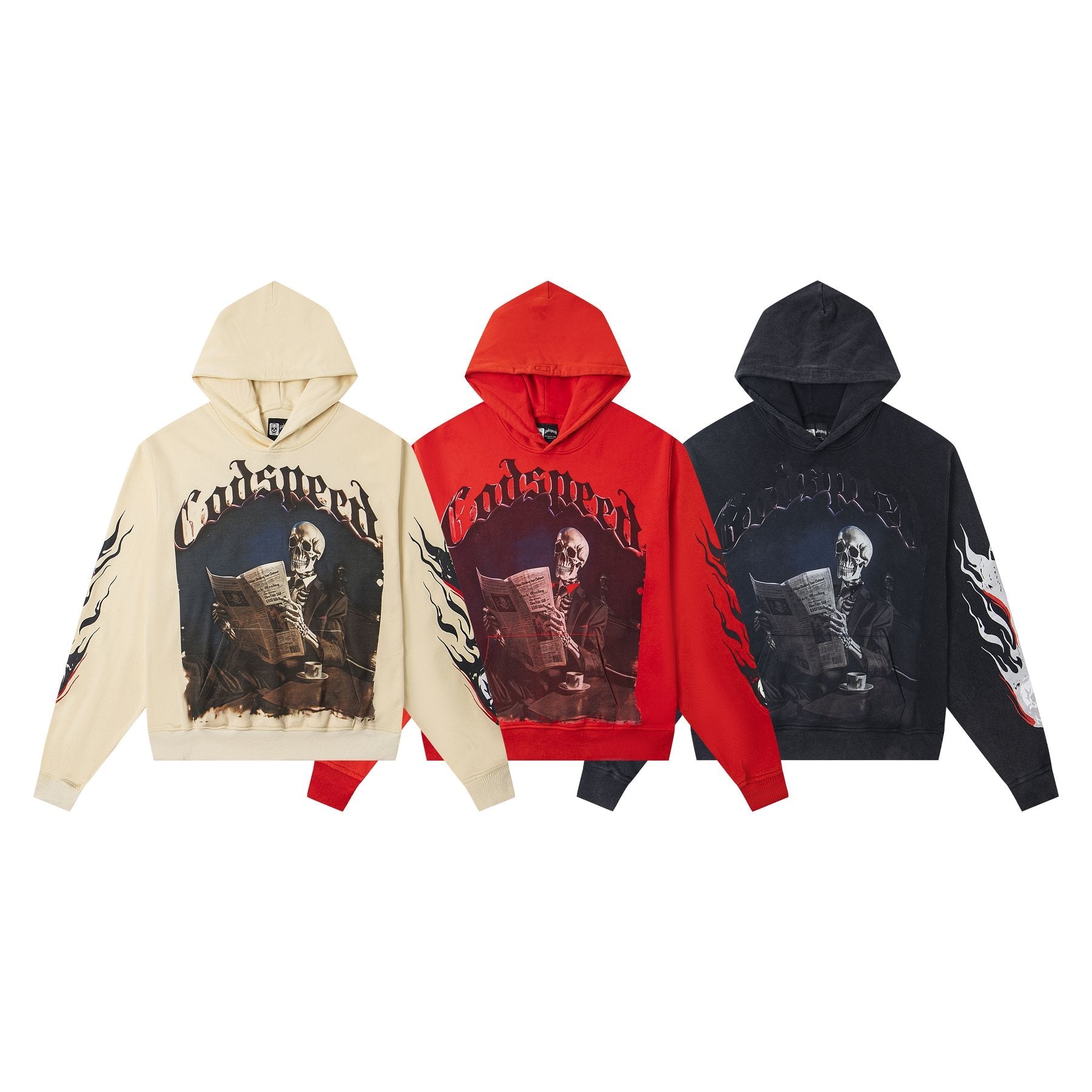 Godspeed Black Monday Skeleton Graphic Hoodie — comparison