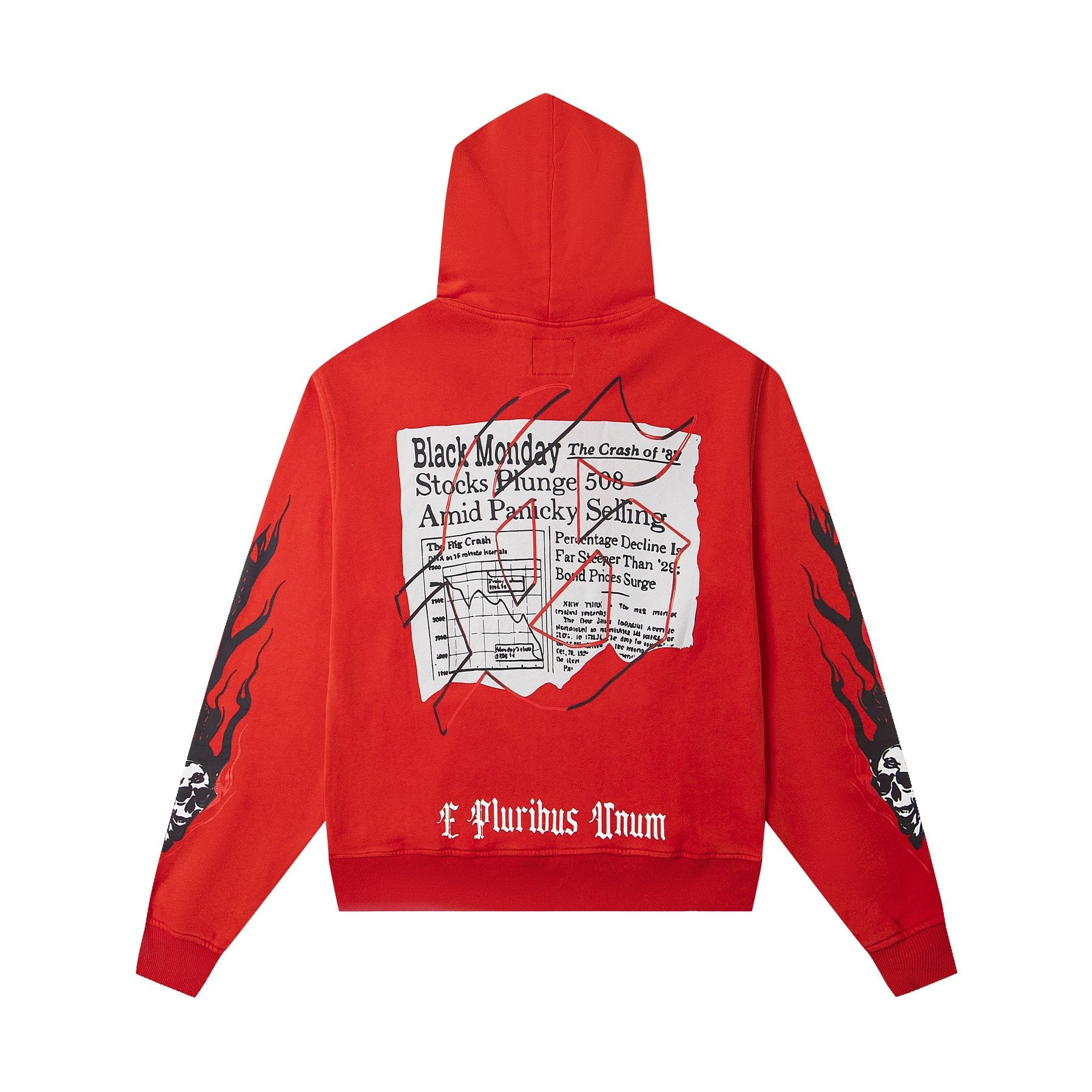 Godspeed Black Monday Skeleton Graphic Hoodie — back
