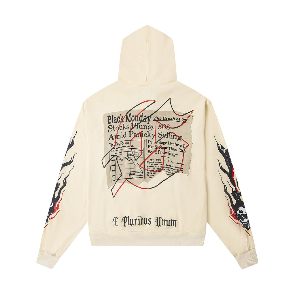 Godspeed Black Monday Skeleton Graphic Hoodie — back