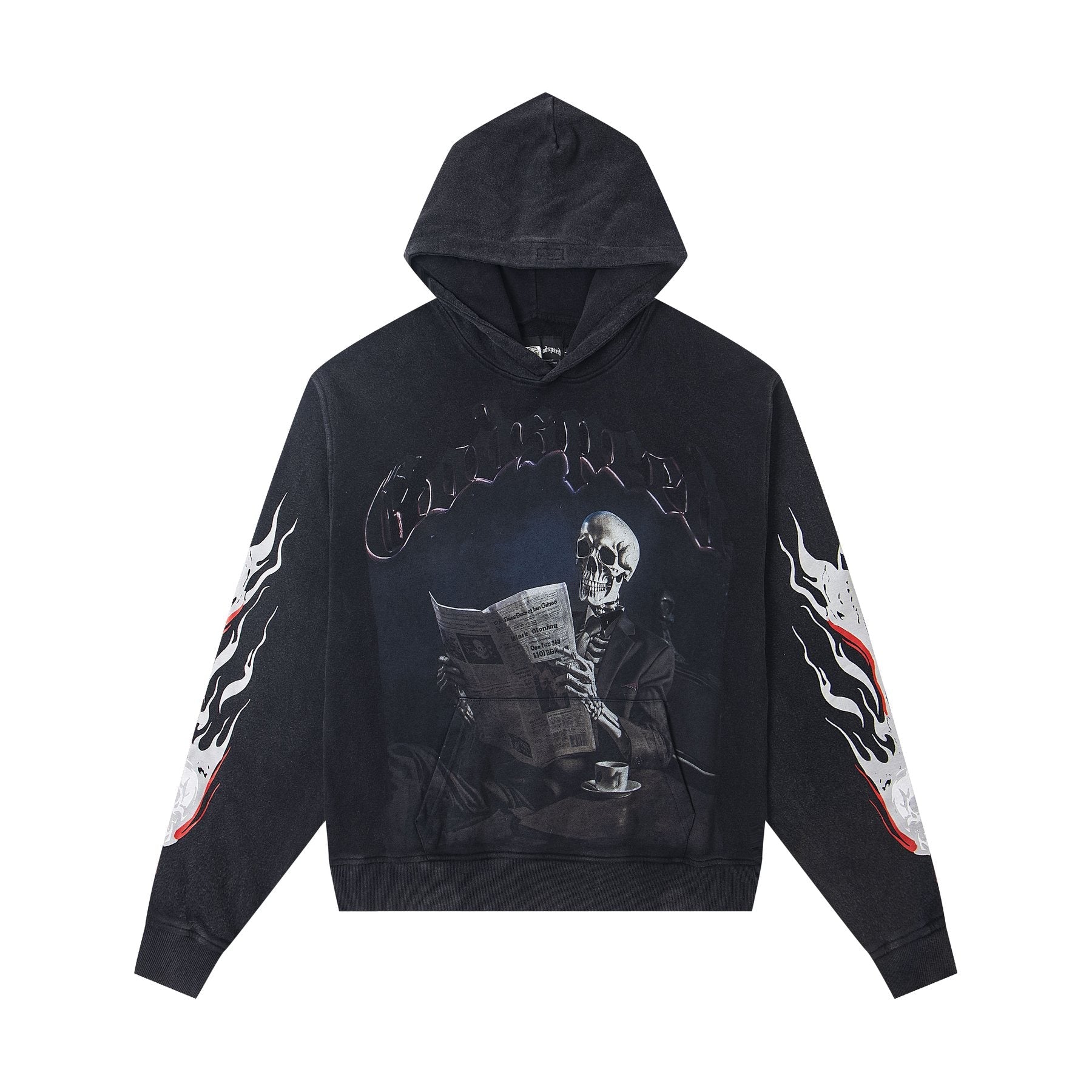 Godspeed Black Monday Skeleton Graphic Hoodie — front