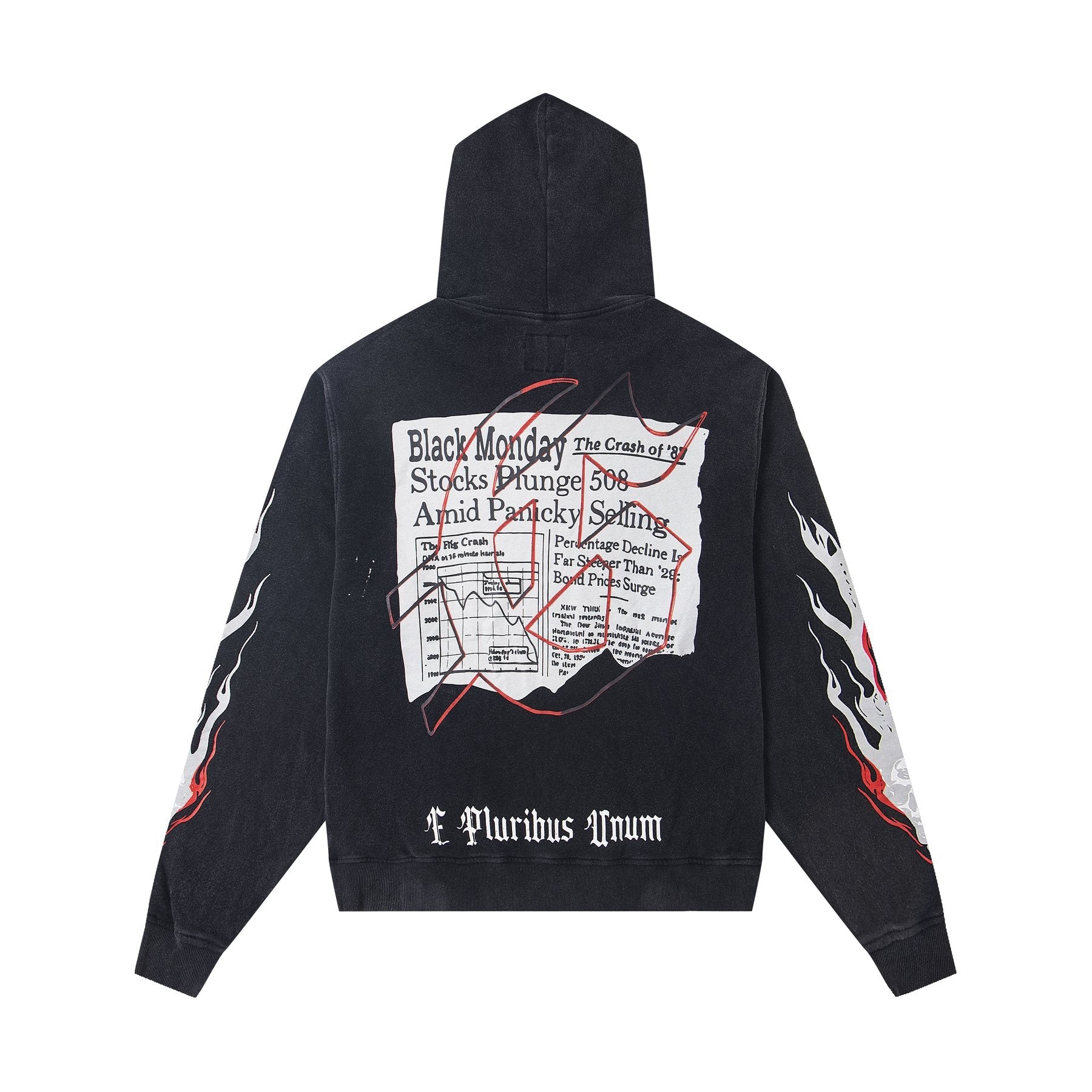 Godspeed Black Monday Skeleton Graphic Hoodie — back