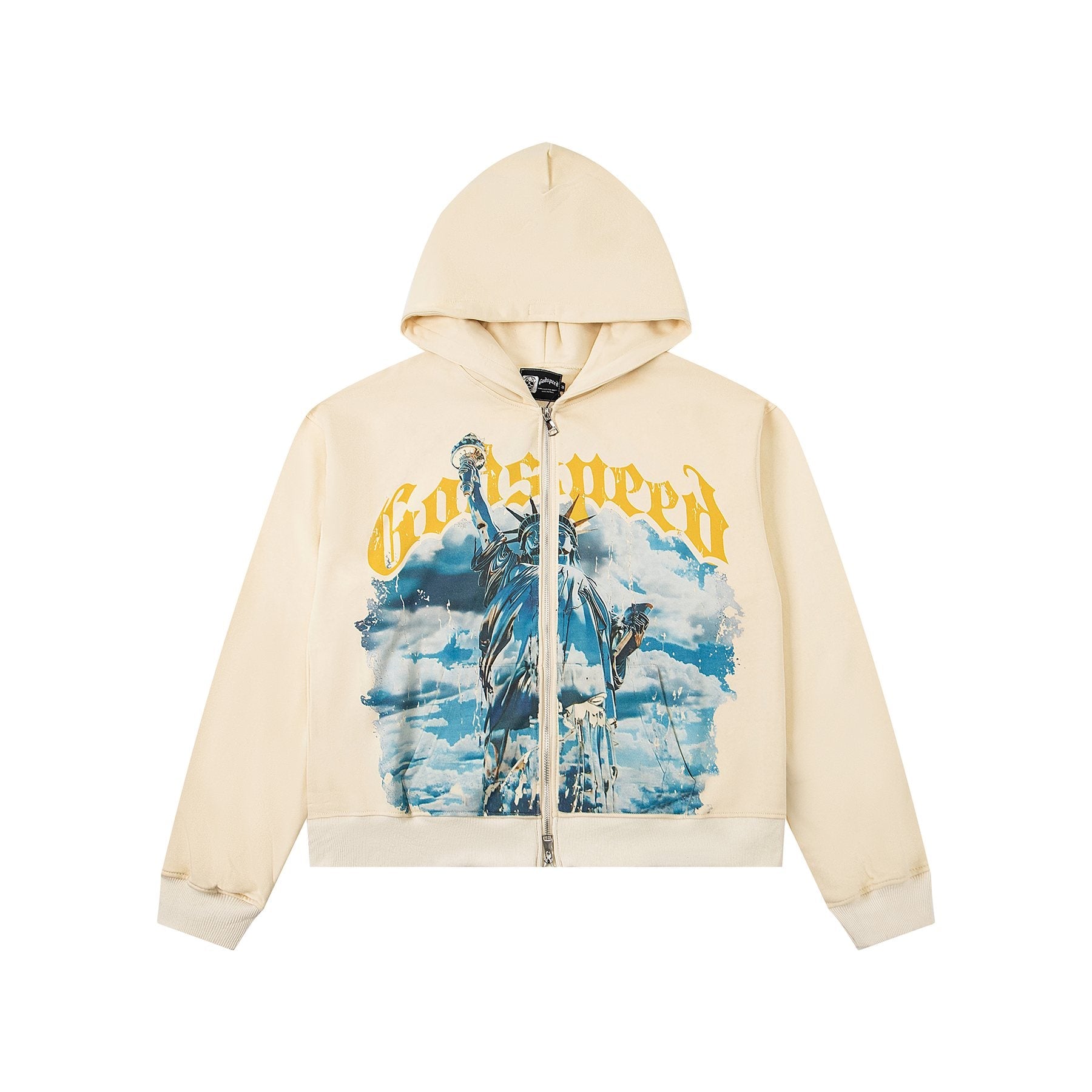 Godspeed Graphic Zip Hoodie — front