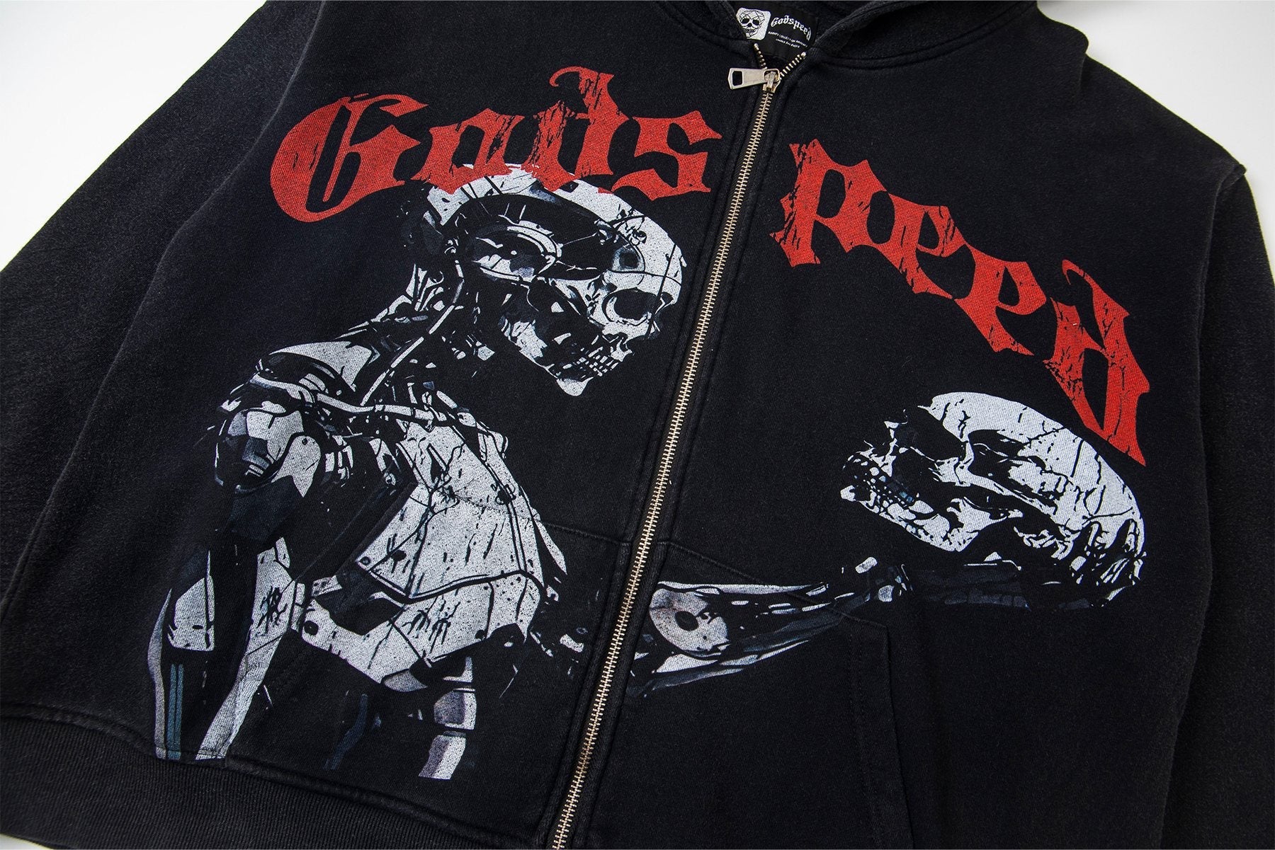 Godspeed Full-Zip Graphic Hoodie — detail