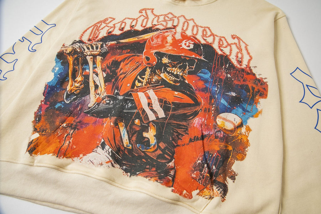 Godspeed E Pluribus Unum Graphic Hoodie - Cream — detail