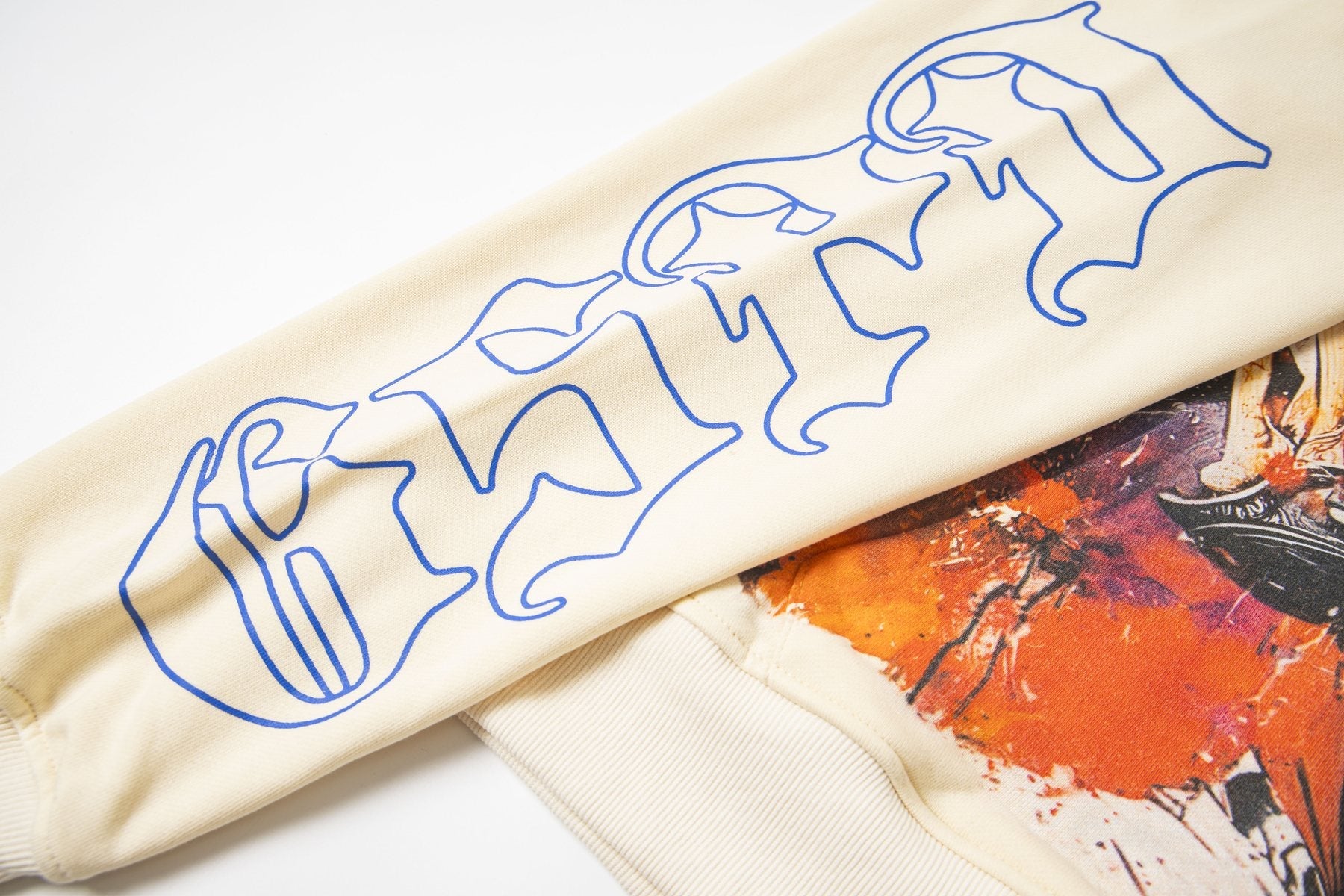 Godspeed E Pluribus Unum Graphic Hoodie - Cream — detail