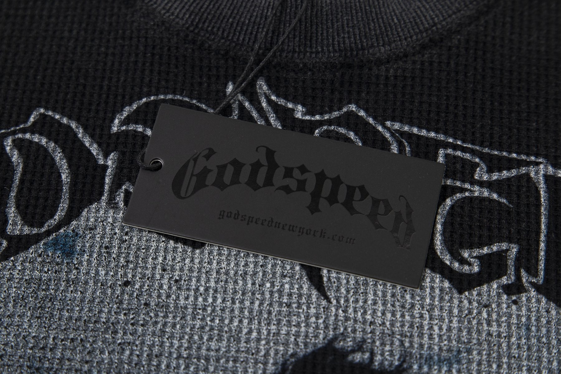 Godspeed E Pluribus Unum Graphic Long-Sleeve T-Shirt — hang_tag