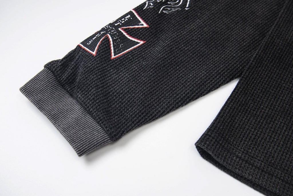 Godspeed Out of Many One Graphic Long-Sleeve T-Shirt — detail