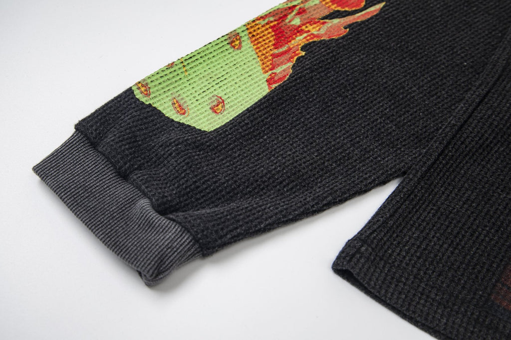 Godspeed E Pluribus Unum Graphic Long-Sleeve T-Shirt — fabric_closeup