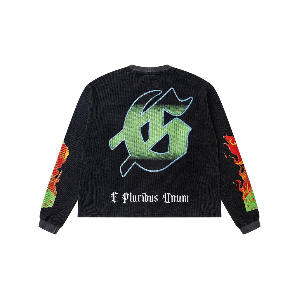 Godspeed E Pluribus Unum Graphic Long-Sleeve T-Shirt — back
