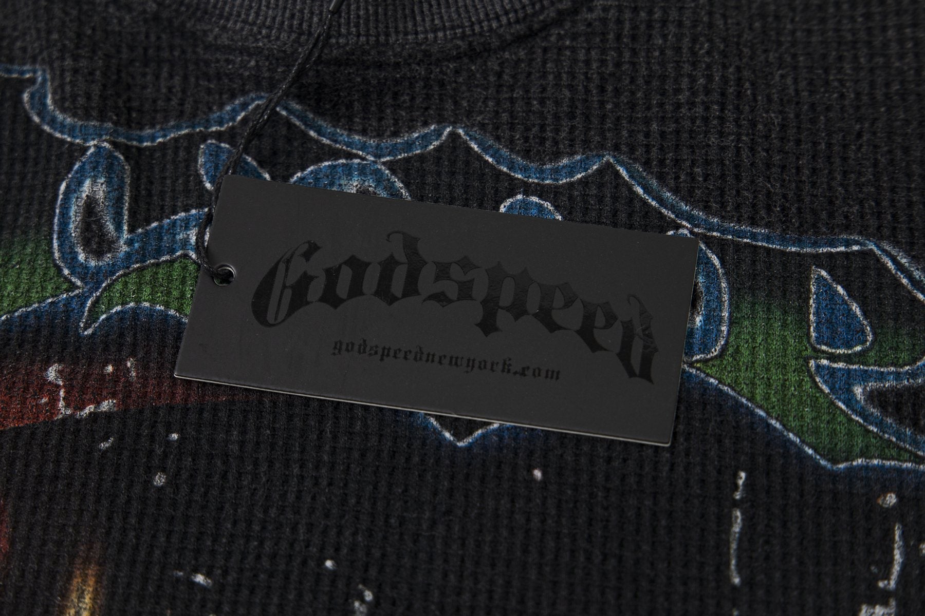 Godspeed E Pluribus Unum Graphic Long-Sleeve T-Shirt — hang_tag