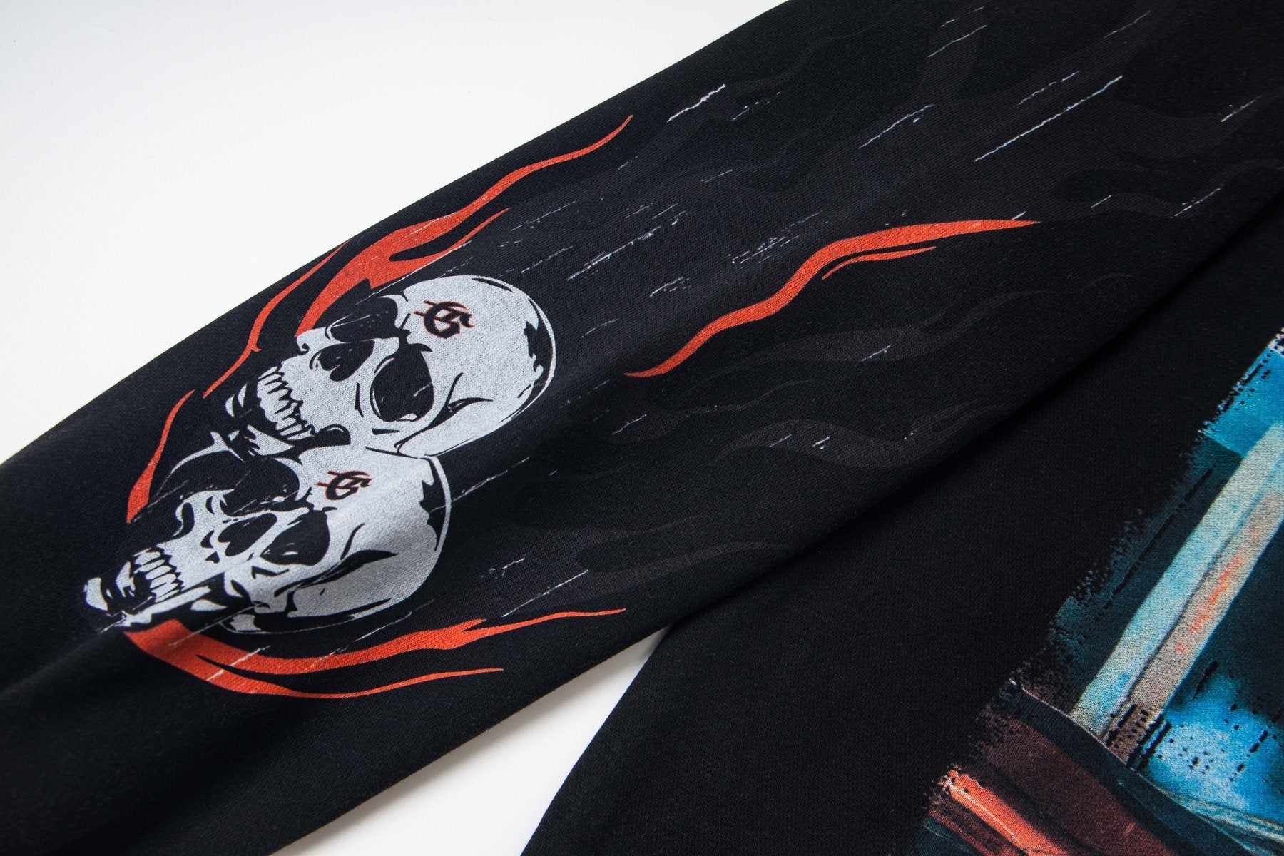 Godspeed Out of Many One Car Graphic Hoodie — detail