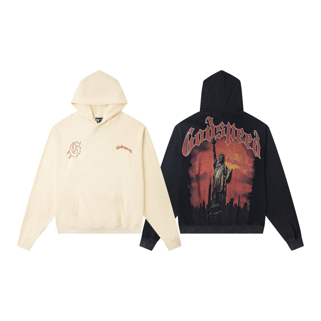 Godspeed Statue Graphic Hoodie — comparison