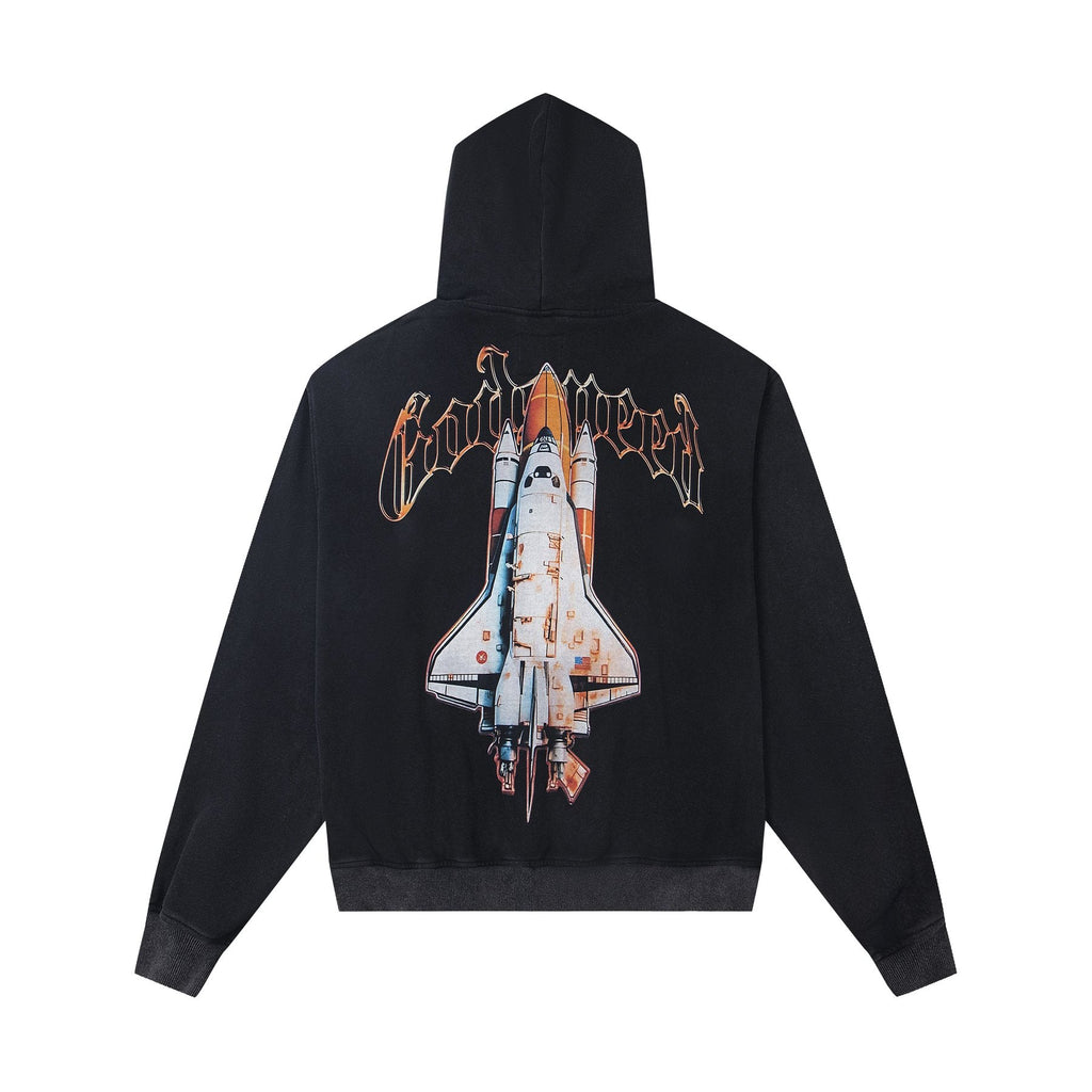 Godspeed Astronaut Shuttle Graphic Hoodie — back