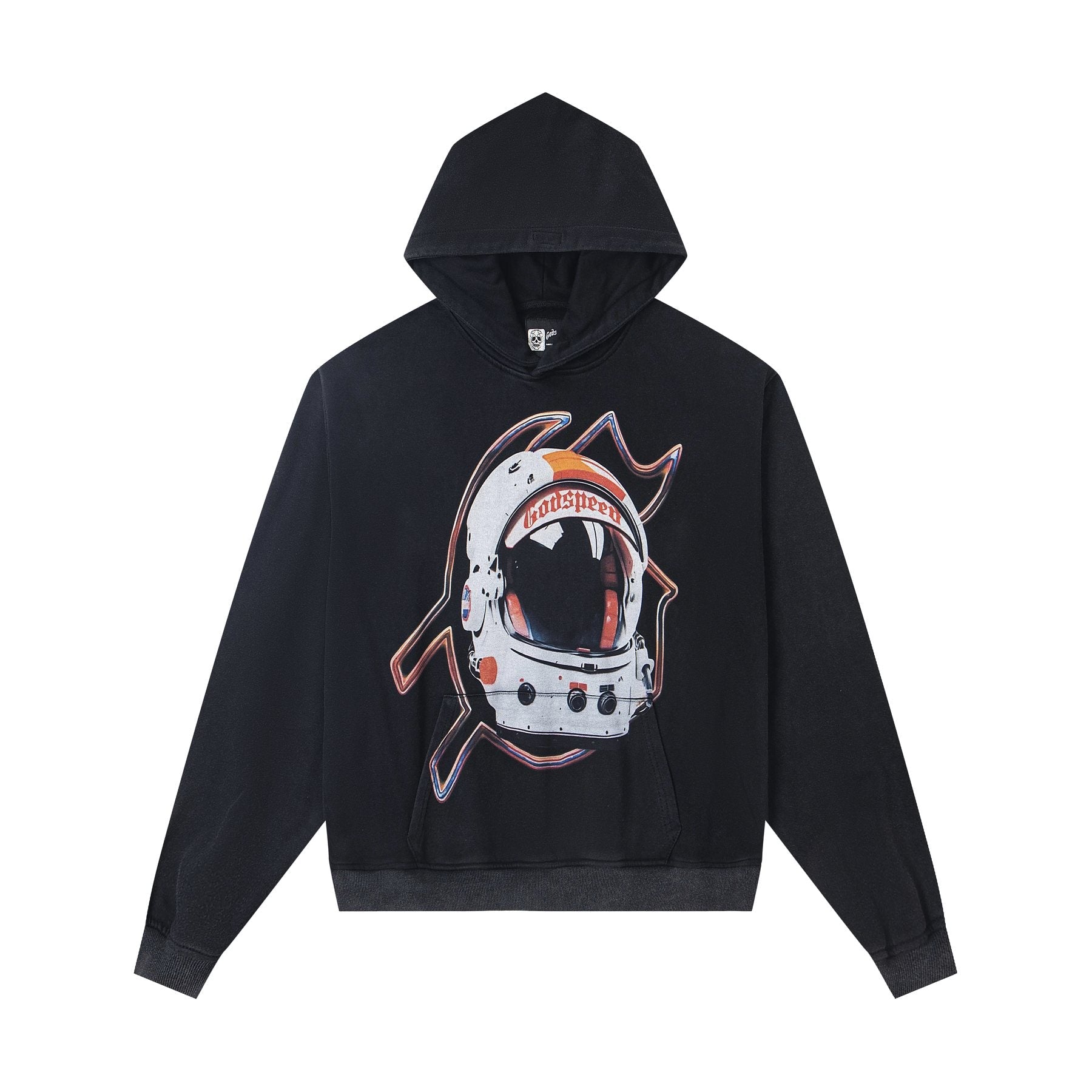 Godspeed Astronaut Shuttle Graphic Hoodie — front