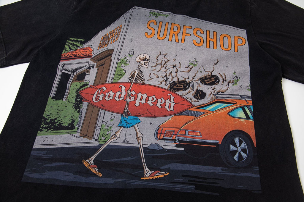 Godspeed Surfshop Graphic Short-Sleeve T-Shirt — detail