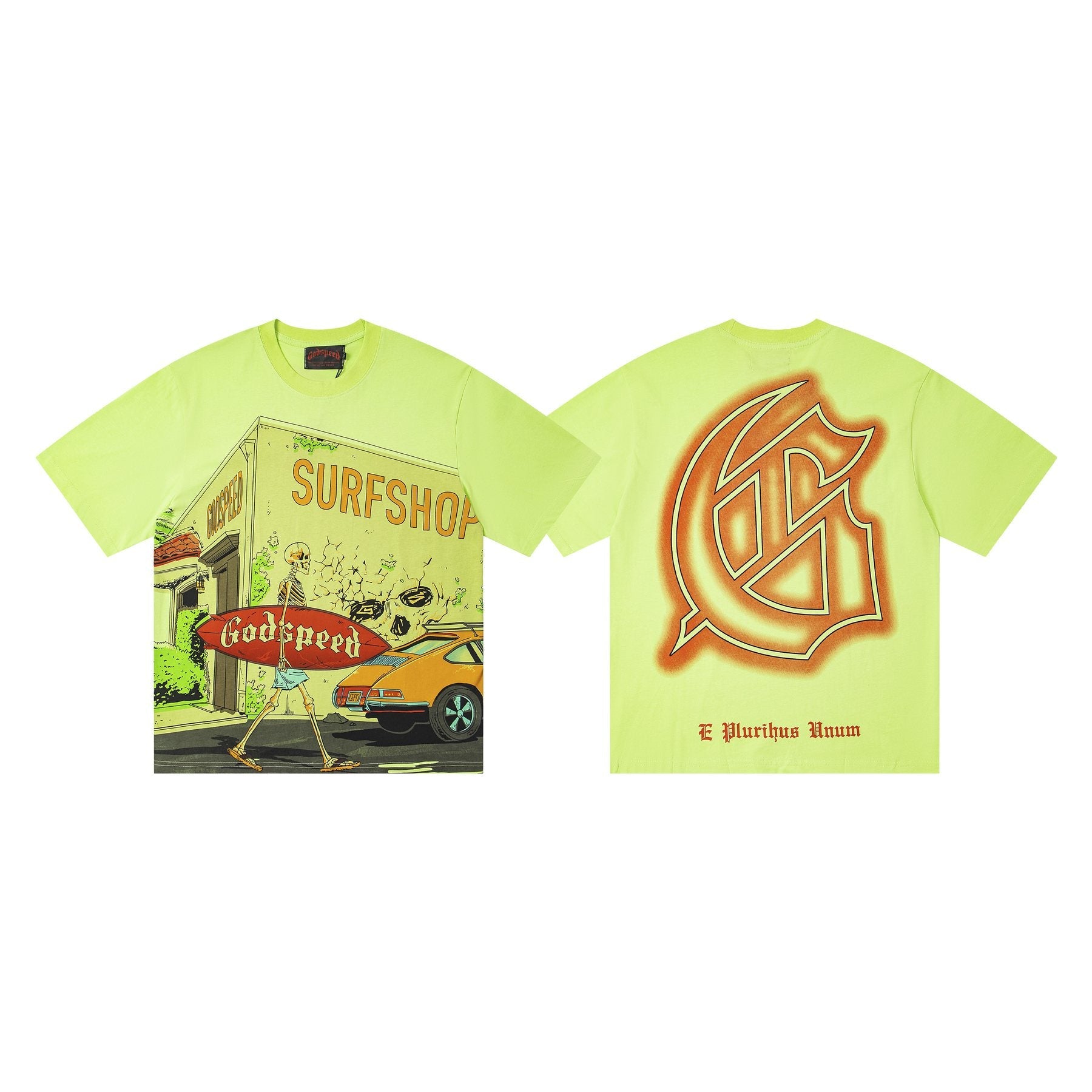 Godspeed Surfshop Graphic Short-Sleeve T-Shirt — front