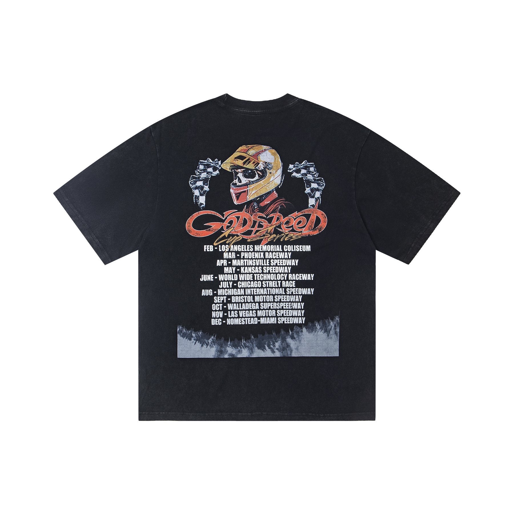 Godspeed Fast Series Racing Graphic T-Shirt — back
