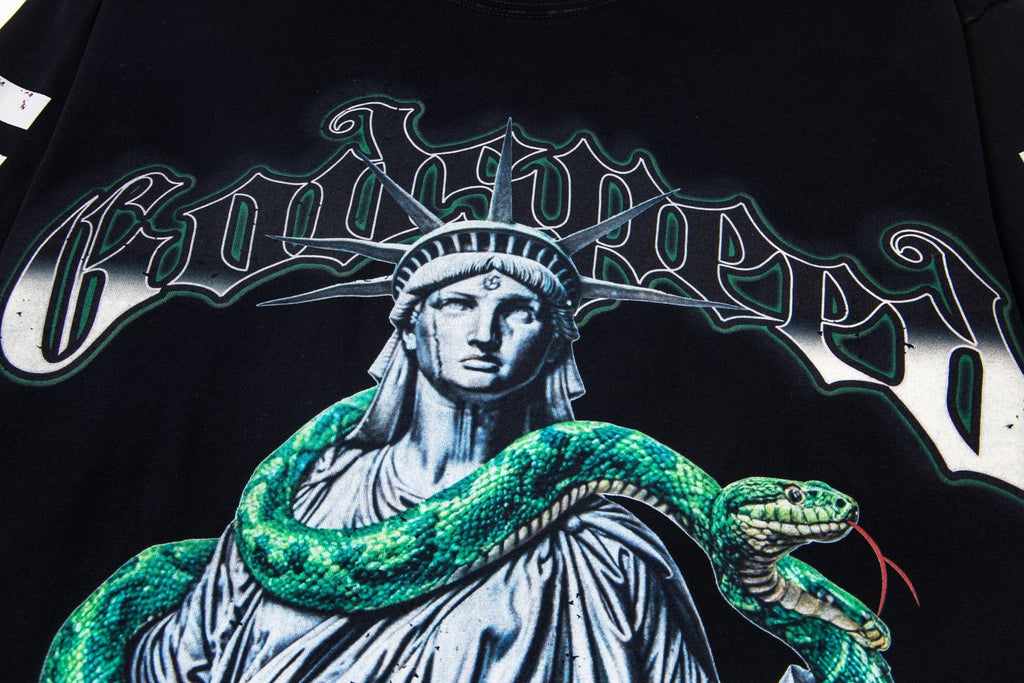 Godspeed Top 5 Slizzy Statue Snake Long-Sleeve T-Shirt — detail