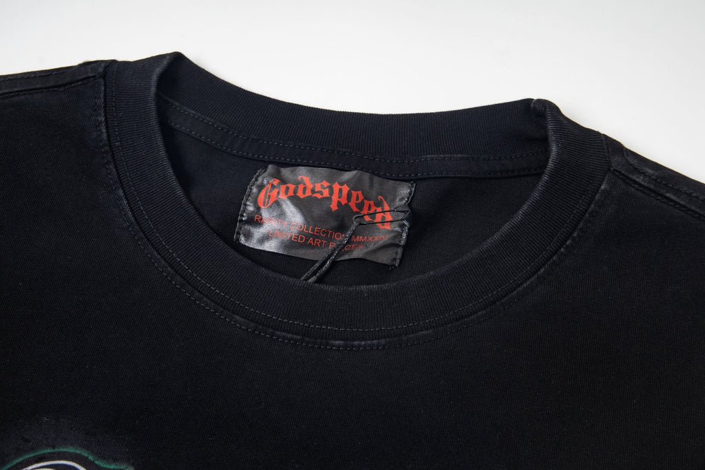 Godspeed Top 5 Slizzy Statue Snake Long-Sleeve T-Shirt — neck_label