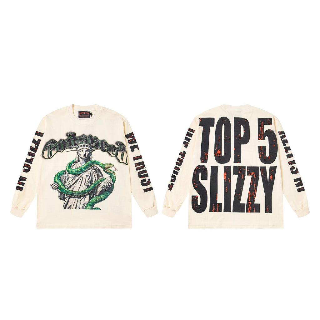Godspeed Top 5 Slizzy Statue Snake Long-Sleeve T-Shirt — hero