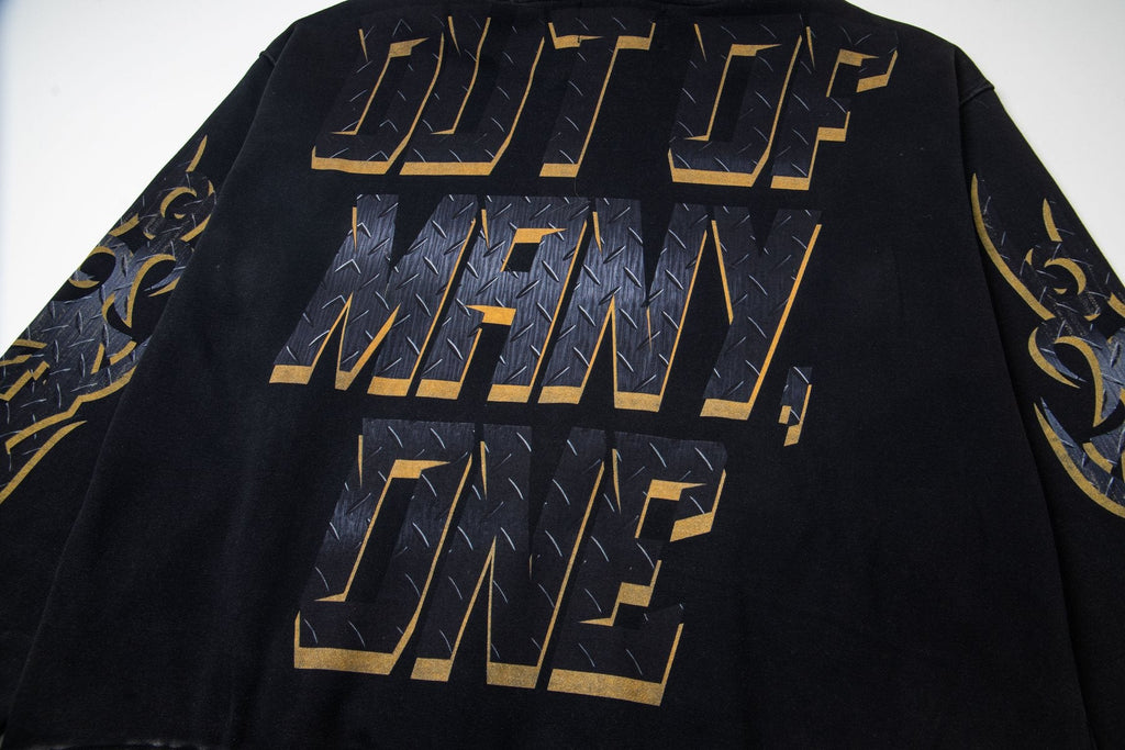 Godspeed Out of Many One Graphic Hoodie — detail