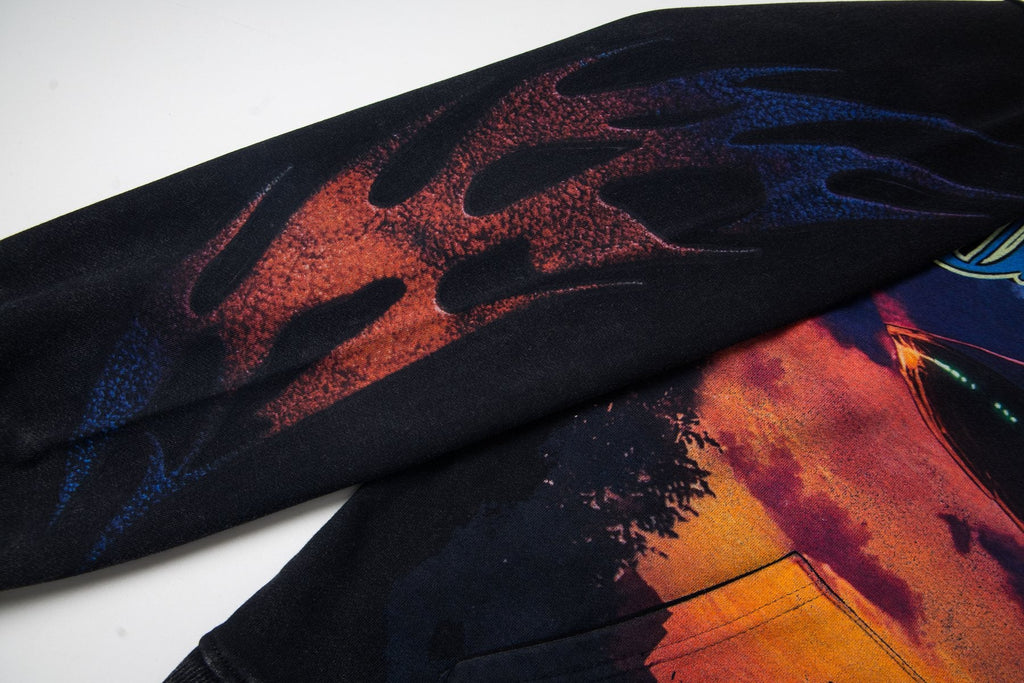 Godspeed UFO & Sun-Eye Graphic Hoodie — detail