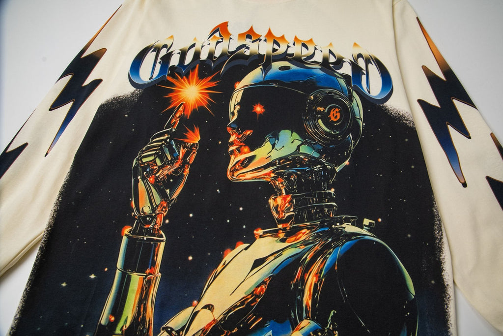 Godspeed E Pluribus Unum Washed Long-Sleeve T-Shirt — detail
