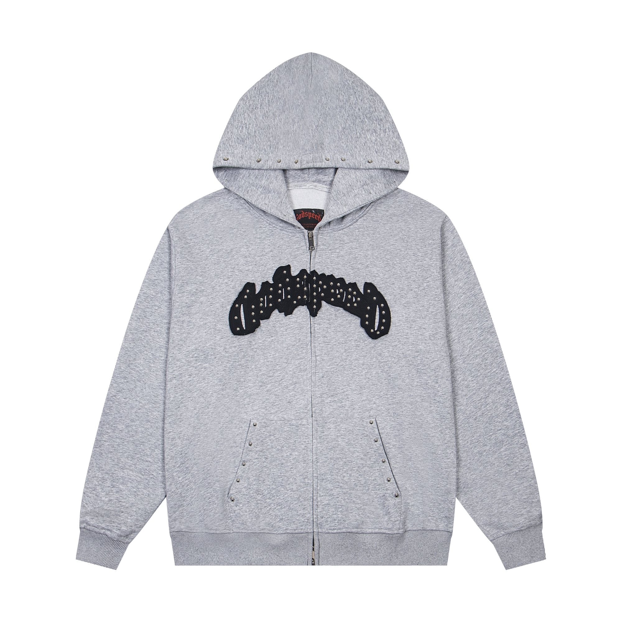 Godspeed Rhinestone-Style Zip Hoodie — hero