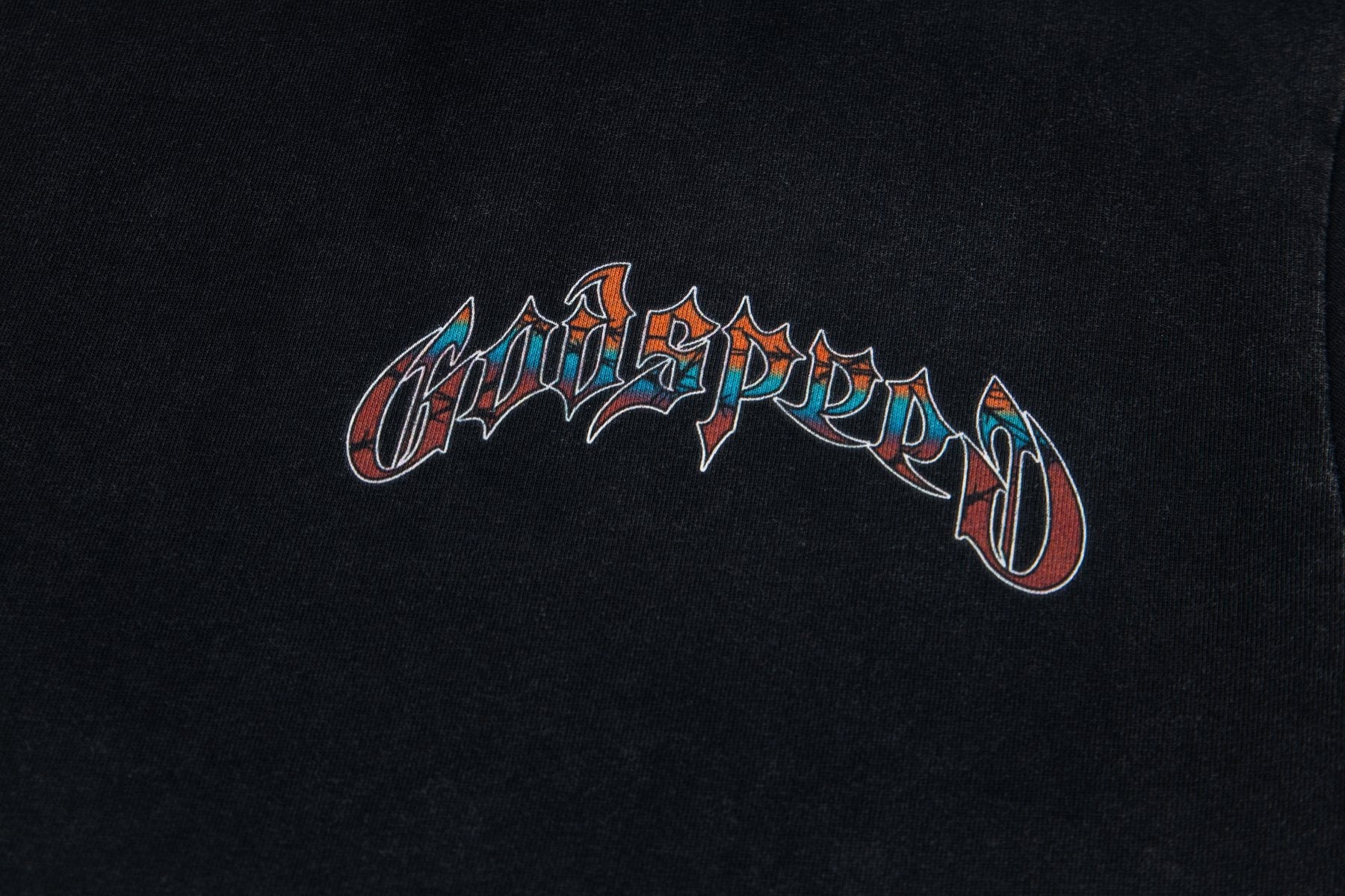 Godspeed Skeleton Back Graphic T-Shirt — detail