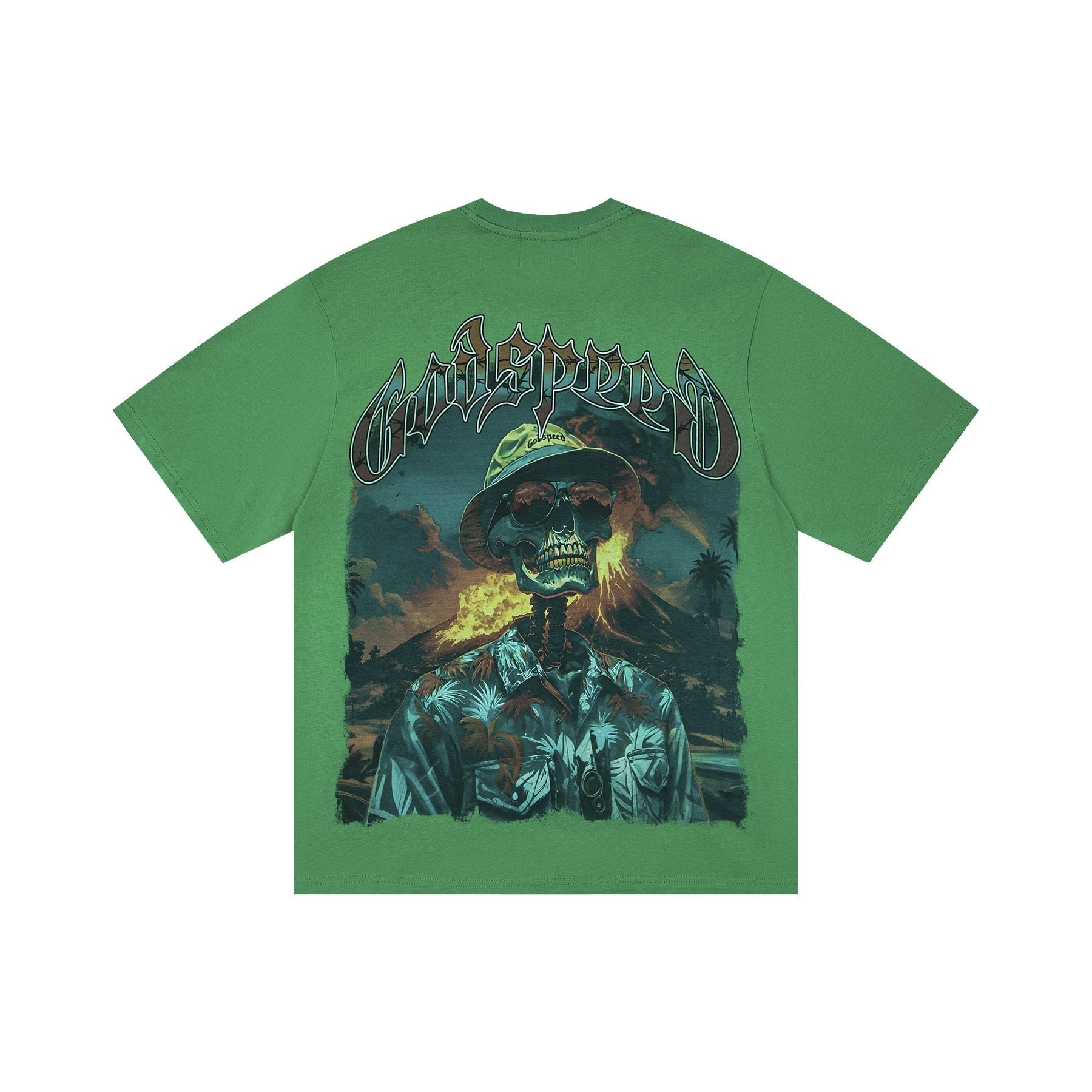Godspeed Skeleton Back Graphic T-Shirt — back