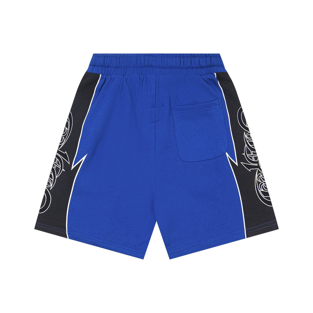 Godspeed Printed Side-Panel Drawstring Shorts — back