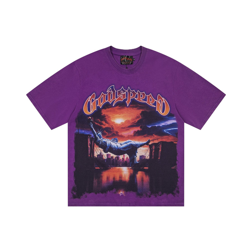 Godspeed Out of Many One Short-Sleeve Graphic T-Shirt — front