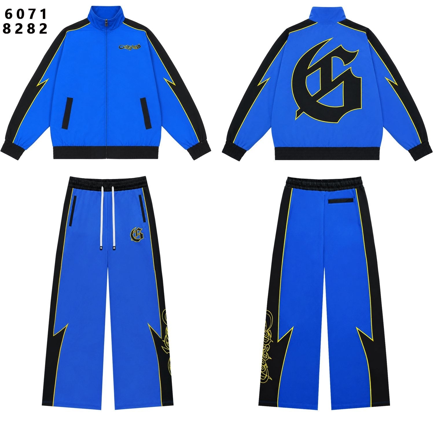 Godspeed Gothic G Contrast Panel Tracksuit Set — front