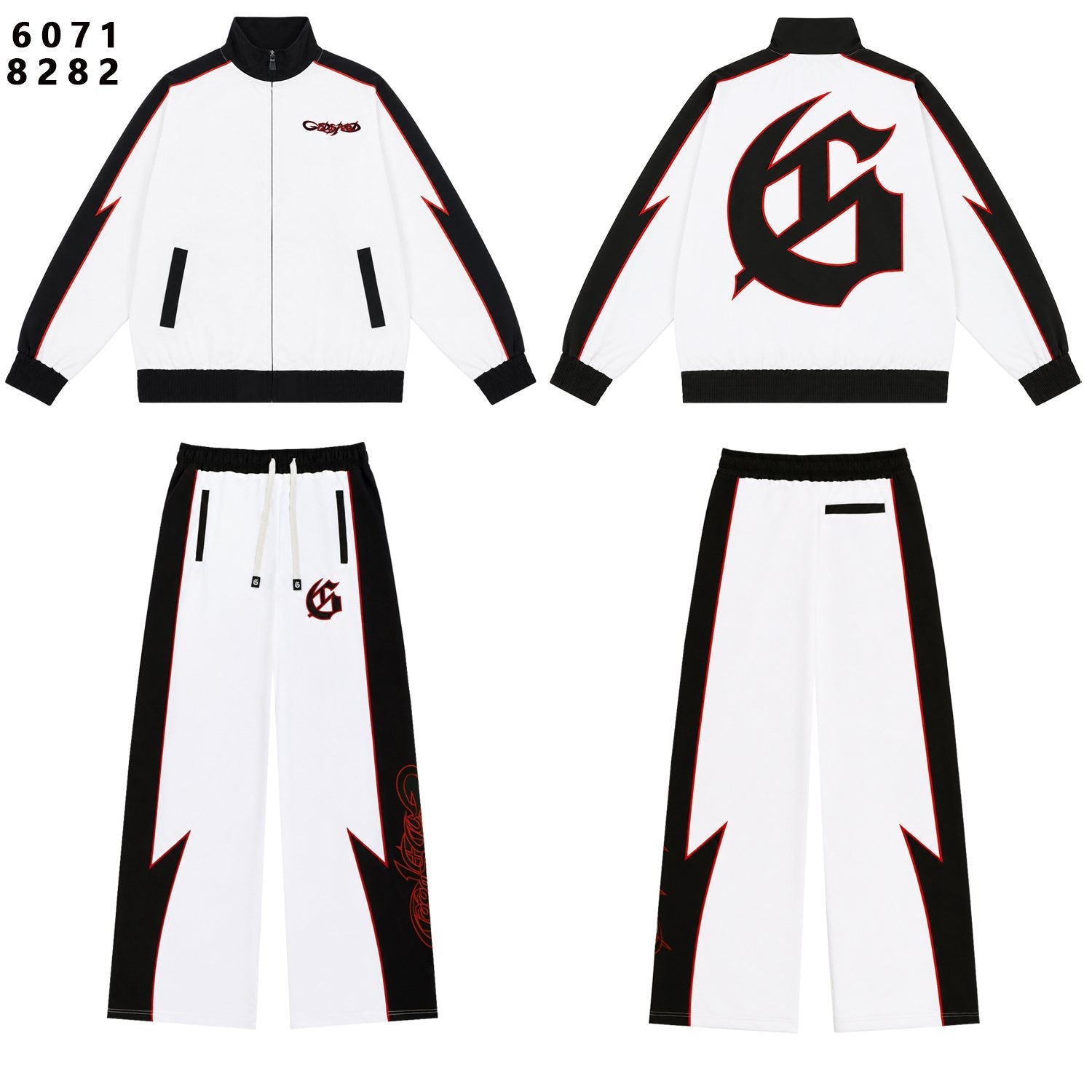 Godspeed Gothic G Contrast Panel Tracksuit Set — front