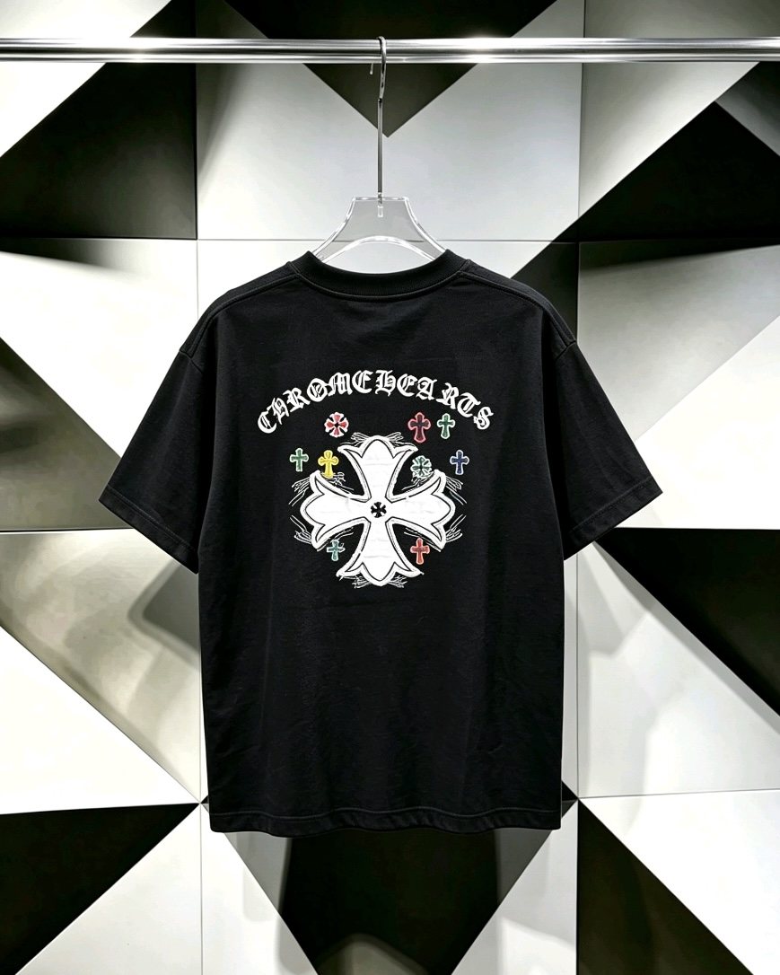 Chrome Hearts Back Graphic Short-Sleeve T-Shirt — back
