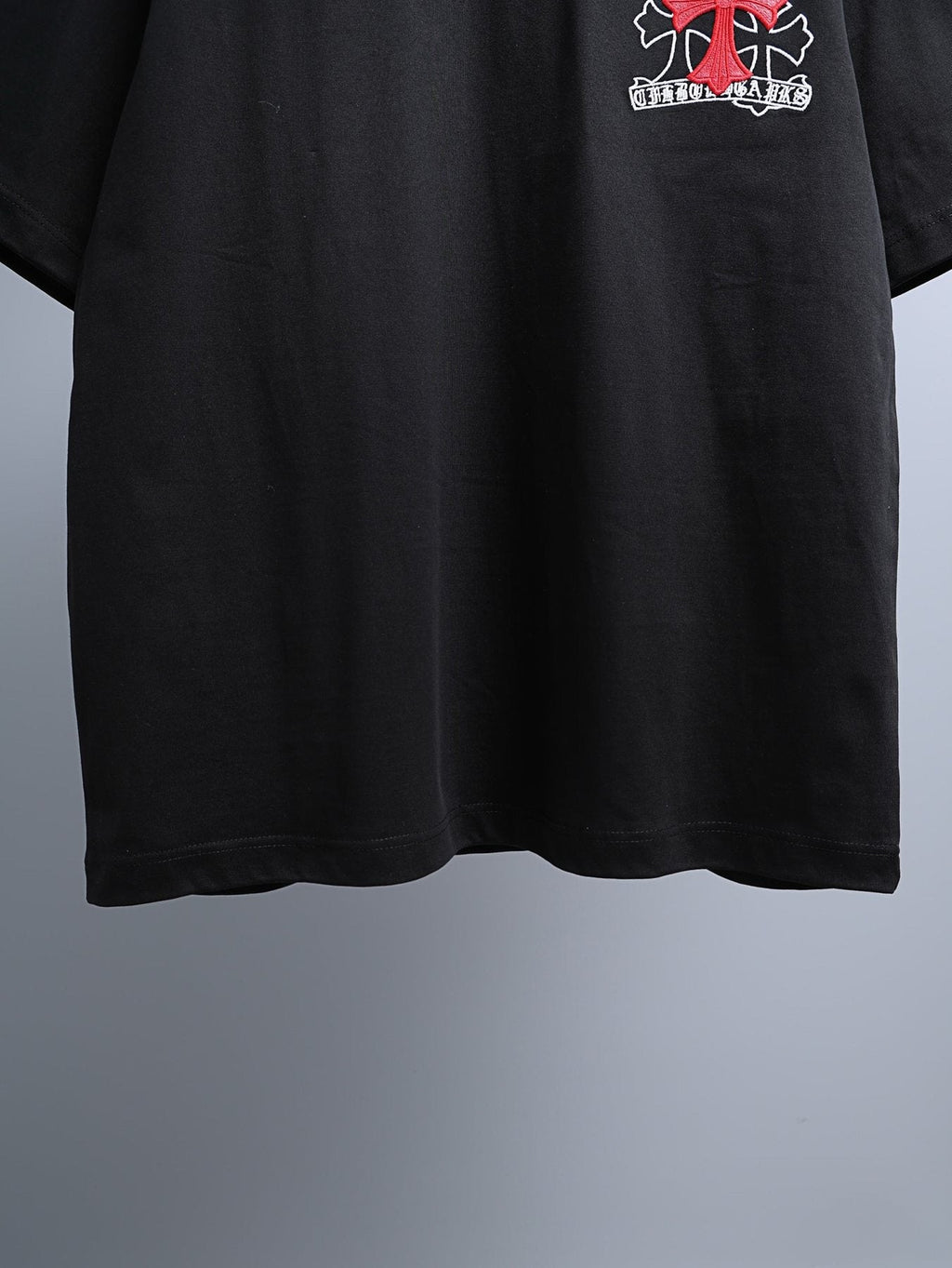 Chrome Hearts Black Cross Graphic Short-Sleeve T-Shirt — front