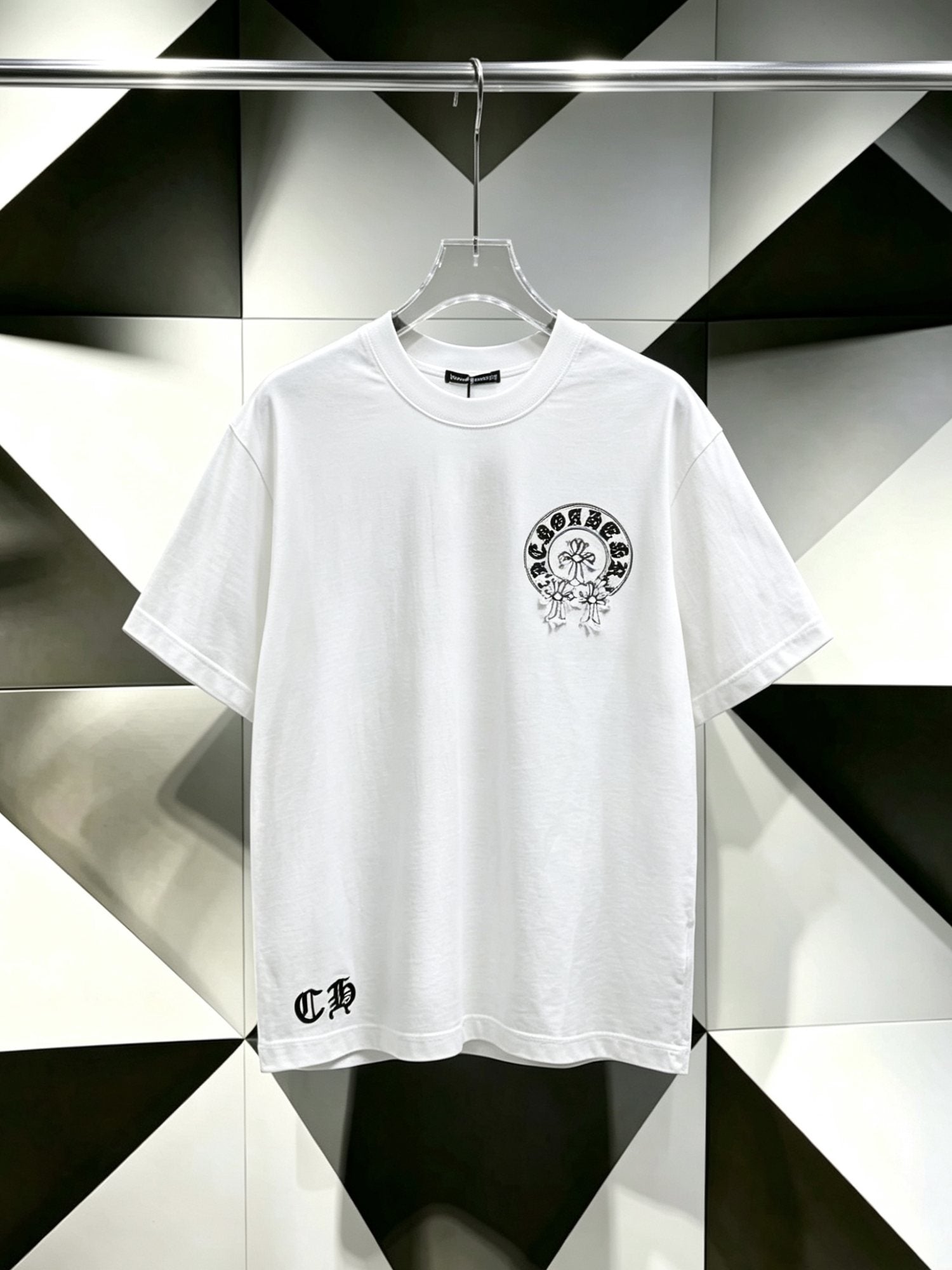 Chrome Hearts Floral Gothic Graphic T-Shirt — hero